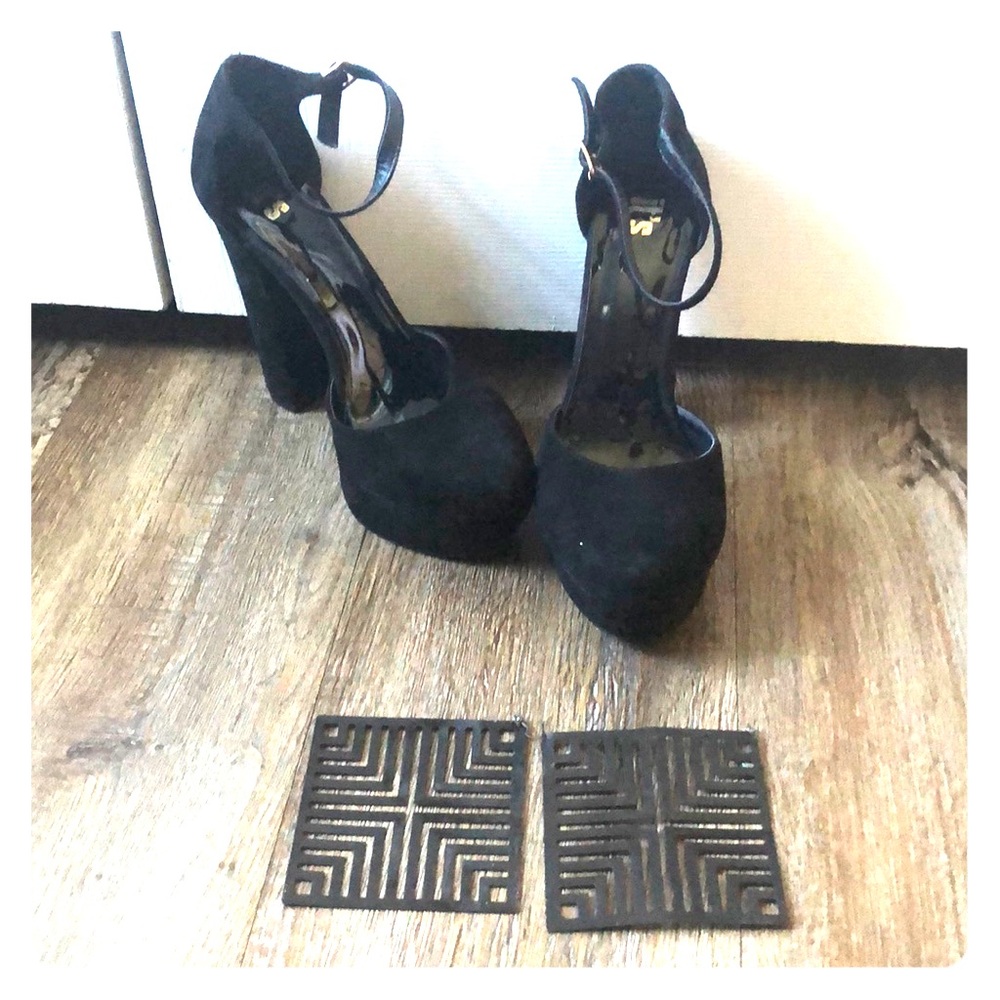 Heels and earrings